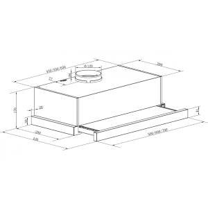 1.2 1 - Máy hút mùi âm tủ Maadela MH-60RS