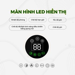 13 - QUẠT DREAMER DHA-SSF136G ĐIỀU KHIỂN BẰNG GIỌNG NÓI