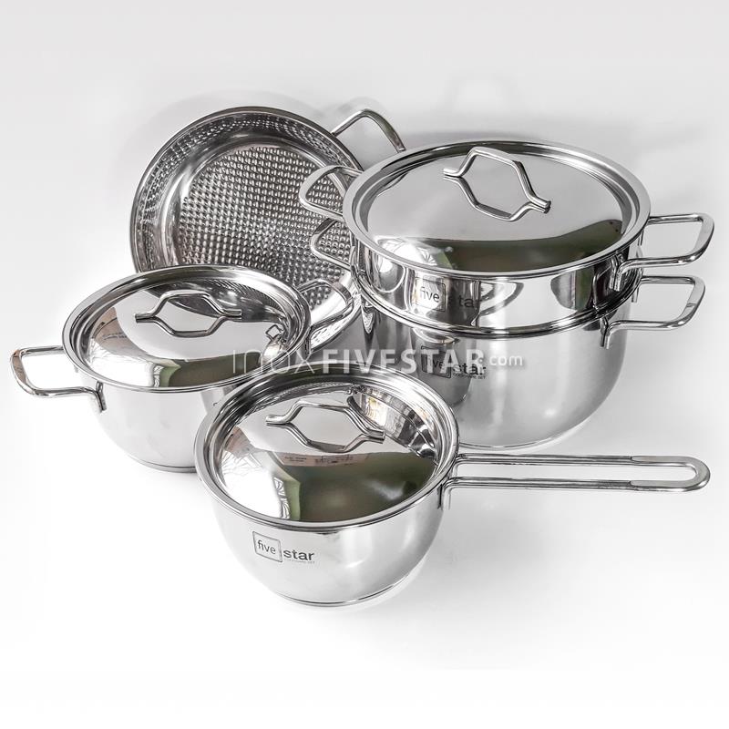 15bb2771 - Bộ nồi inox 5 chiếc Fivestar 15bb2771 - Bộ nồi inox 5 chiếc Fivestar