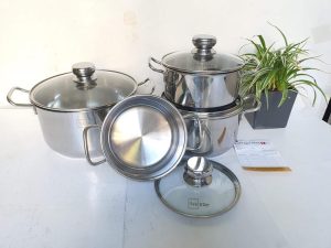Bộ nồi inox Fivestar 4 maylay new