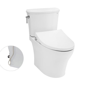 Bàn cầu hai khối nắp đóng êm kèm vòi rửa nước lạnh WASHLET  TCW1211A TOTO CS986GE4
