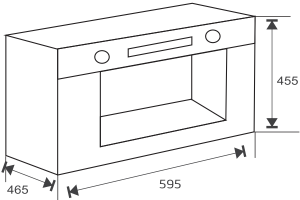2 22 1 - LÒ VI SÓNG KẾT HỢP NƯỚNG ÂM TỦ GIOVANI GW-1035S