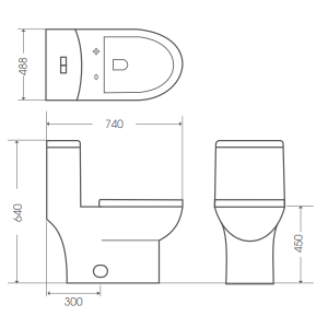 2 26 - Bồn cầu một khối BELLO BT-500946