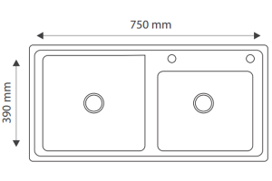 2 27 1 - Chậu rửa bát Giovani GS-7843 HM