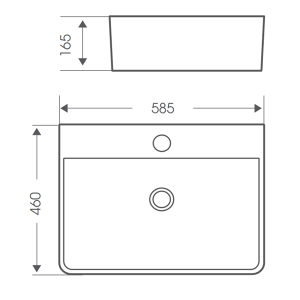 2 28 - Chậu rửa mặt lavabo Bello BB-800400