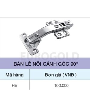 Bản lề nối cánh góc 90º EuroGold HE