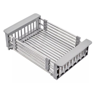 Rổ inox gác bồn rửa rút gọn Maadela DN-01