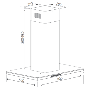 2 8 - MÁY HÚT MÙI GIOVANI GH-1002 FSI