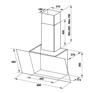 2 Copy - MÁY HÚT MÙI GẮN TƯỜNG HH-WVG90C 533.89.013