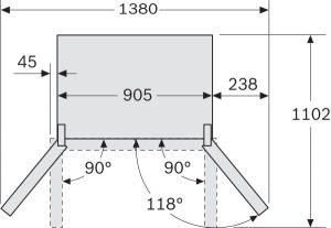 296265d4fb714cfbe681c42ae3a72498 scaled 1 - TỦ LẠNH 4 CÁNH CHÉO BOSCH HMH.KFN96APEAG