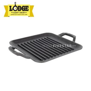 2d3b3d6c - Lodge – Chảo gang nướng hình vuông 2 quai – 28cm