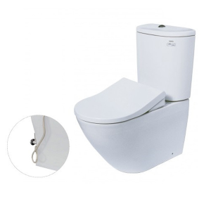 Bàn cầu hai khối nắp đóng êm WASHLET TOTO CS761DE5