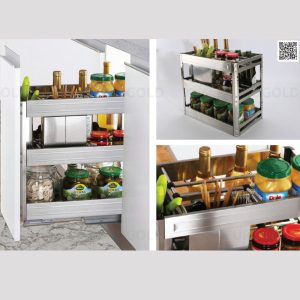 Giá dao thớt EuroGold EU1040 chai lọ inox hộp