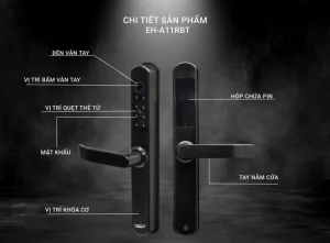 3.Chefs EH A11RST scaled 1 - Khoá vân tay Chefs EH-A11RST