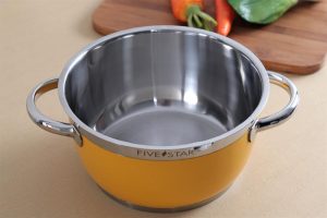 47011bee - Bộ nồi Fivestar 3 chiếc màu vàng inox 430 47011bee - Bộ nồi Fivestar 3 chiếc màu vàng inox 430