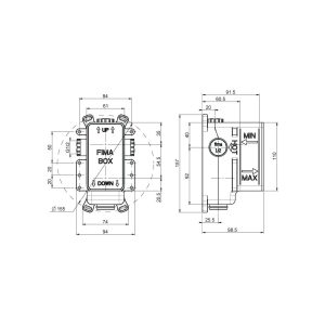 485 44 - Bộ âm cho bộ trộn sen tắm/ bồn tắm âm tường Hafele 485.60.990