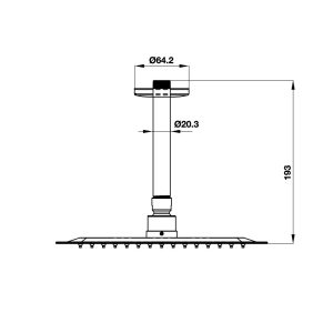 485 9 - Sen đầu gắn trần Hafele AIRSENSE 485.60.623