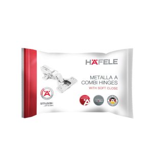 Bản lề METALLA SM 110 độ, giảm chấn, trọn bộ DIY