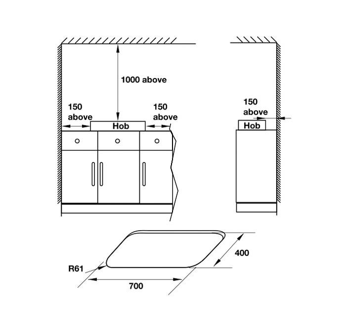 495 - Bếp Ga Âm Hafele HC-G802C 495.06.053 495 - Bếp Ga Âm Hafele HC-G802C 495.06.053