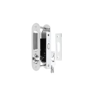 499 17 - Bộ khóa kèm tay nắm hình oval Hafele 499.65.108