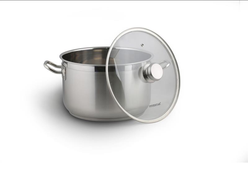 5050178a 1 - Nồi inox 26cm Fivestar NẮP KÍNH 5050178a 1 - Nồi inox 26cm Fivestar NẮP KÍNH