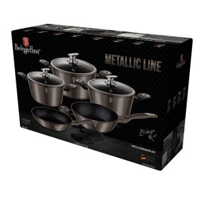 531 6 - BỘ NỒI CHẢO CAO CẤP BERLINGER HAUS 531.08.002