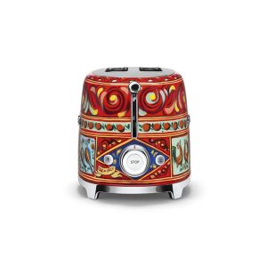 535 108 - SICILY IS MY LOVE SMEG, MÁY NƯỚNG BÁNH MÌ 2 LÁT TSF01DGEU 535.43.680