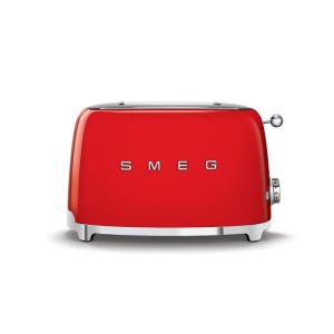 MÁY NƯỚNG BÁNH MÌ SMEG 2 LÁT, THẬP NIÊN 50, MÀU ĐỎ TSF01RDEU  535.43.669