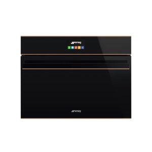 LÒ VI SÓNG KẾT HỢP NƯỚNG SMEG, THỦY PHÂN, 45 CM, DOLCE STIL NOVO, MÀU HOÀN THIỆN: ĐEN & ĐỒNG SF4604MCNR 535.64.559