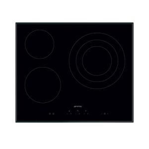 BẾP ĐIỆN SMEG  GỐM THỦY TINH, MÀU ĐEN SE363ETB 536.64.101