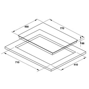 536 91 - BẾP TỪ KẾT HỢP ĐIỆN HAFELE HC-M773A 536.01.705