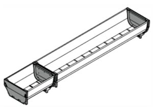 Khay chia Bl1 ZSI.500BI1N Mã số: 555.24.520