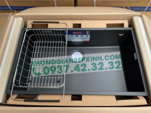 55ce105a904d53130a5c - Chậu đá Konox Granite Sink Naros 760S – Black