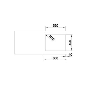 570 131 - Bộ Chậu rửa chén inox Hafele Blanco - QUATRUS R15 500-IU 570.27.159
