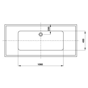 588 70 - Bồn tắm âm Hafele ACTIVE 1700 588.55.681