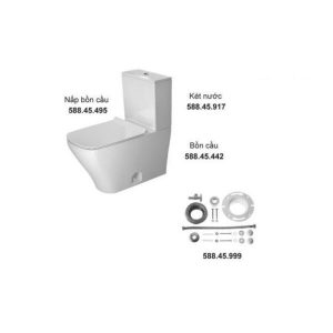 Bồn Cầu 2 Khối Durastyle Duravit HAFELE 588.45.383