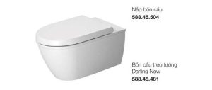 Bồn cầu treo tường Darling New HAFELE 588.45.394