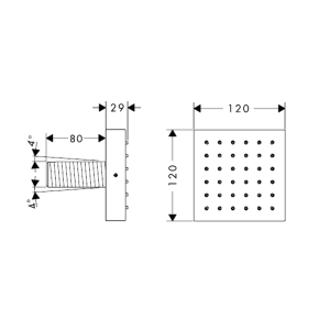 589 24 - Sen tắm Hafele AXOR ShowerSolutions 120/120 589.29.718