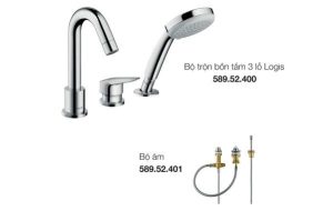 TRỌN BỘ BỘ TRỘN BỒN TẮM 3 LỖ HANSGHORE LOGIS 589.52.438