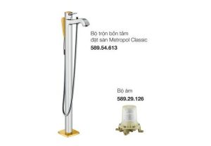 TRỌN BỘ BỘ TRỘN BỒN TẮM ĐẶT SÀN HANSGROHE METROPOL CLASSIC 589.54.621