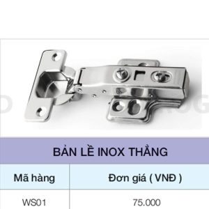 Bản lề inox thẳng EuroGold WS01
