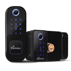 Khóa cửa cổng sắt Chống Mưa Demax SL602 WP App Bluetooth