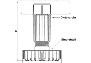 637 2 - Chân tủ có điều chỉnh độ cao 100mm 637.76.323