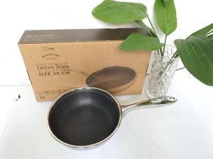 Chảo Sâu Lòng Blackcube Fivestar Inox 3 Lớp 20cm