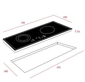 7211 - BẾP TỪ ĐÔI TEKA IR 721