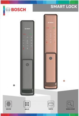 KHÓA CỬA VÂN TAY BOSCH FU750 EU MÀU ĐEN