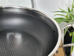 Chảo 2 Quai Sâu Lòng Blackcube Fivestar Inox 3 Lớp 28cm