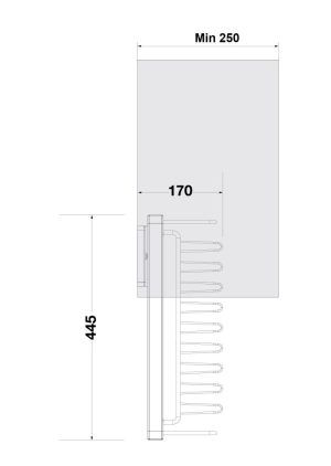 807 7 - Móc treo dây nịt và cà cạt, dòng Chestnut
