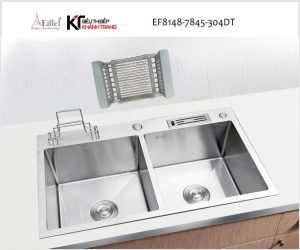CHẬU RỬA CHÉN EIFFEL CAO CẤP INOX 304 8148