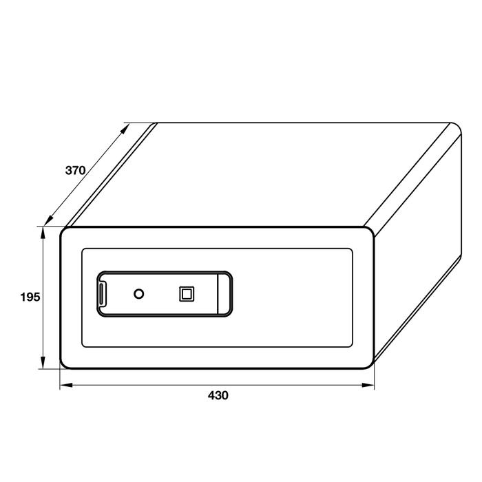 836 1 - Két sắt SB-900 836.28.390 836 1 - Két sắt SB-900 836.28.390